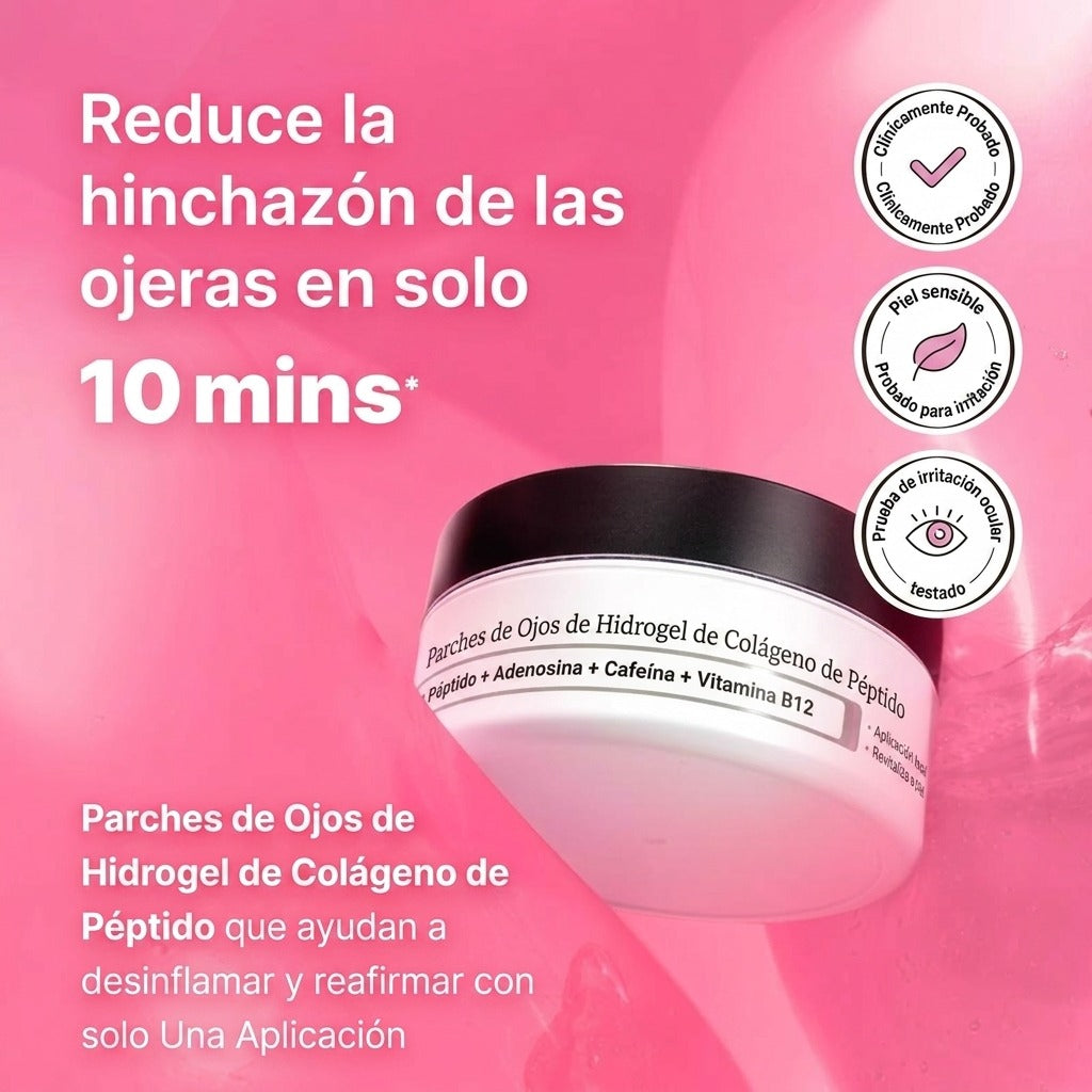 Virelaura - Parches de Hidrogel para Ojeras y Bolsas