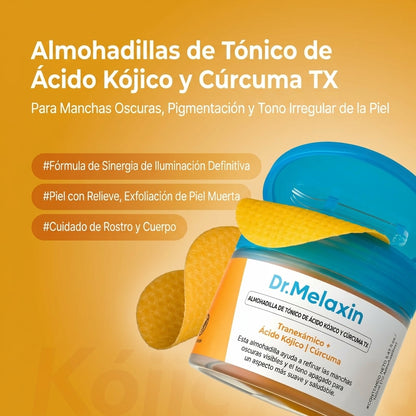Virelaura - Pads Anti Manchas de Ácido Kójico y Cúrcuma